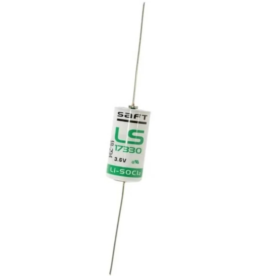 Saft LS 17330 3.6V Lithium Battery with Axial Leads – Li-SOCl₂
