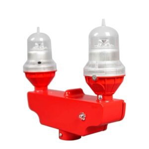 DUAL OBSTRUCTION LIGHT LS-810D 48VDC-220VAC NANHUA