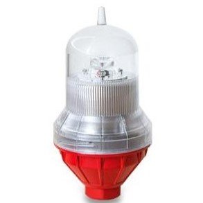 SINGLE OBSTRUCTION LIGHT LS-810 48VDC-220VAC NANHUA