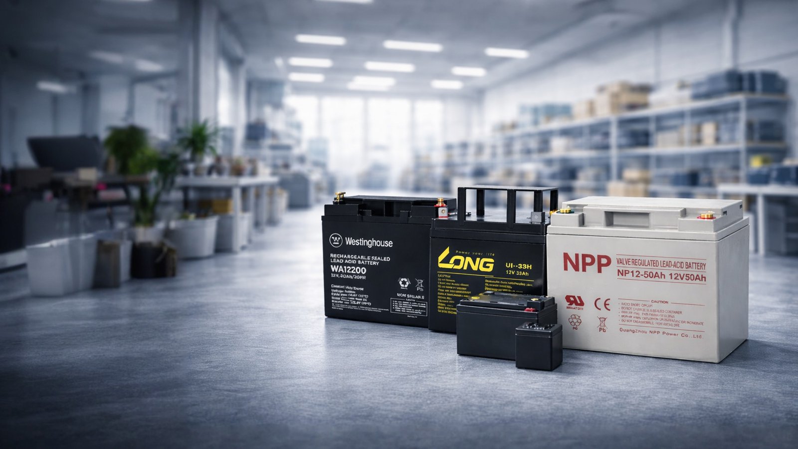 Industrial storage batteries